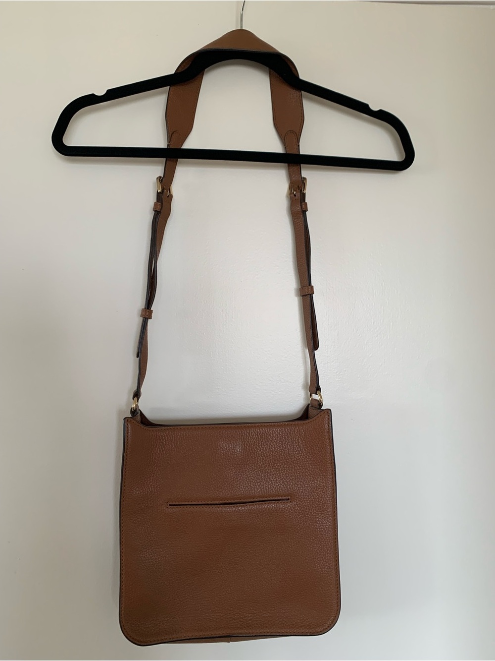 Michael Kors Tan Brown Leather Studded Shoulder Bag Purse with Gold Hardware - Picture 4 of 14